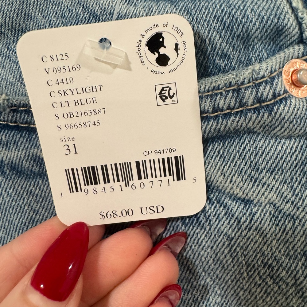 NWT Free People Jean Shorts - Picture 6 of 6